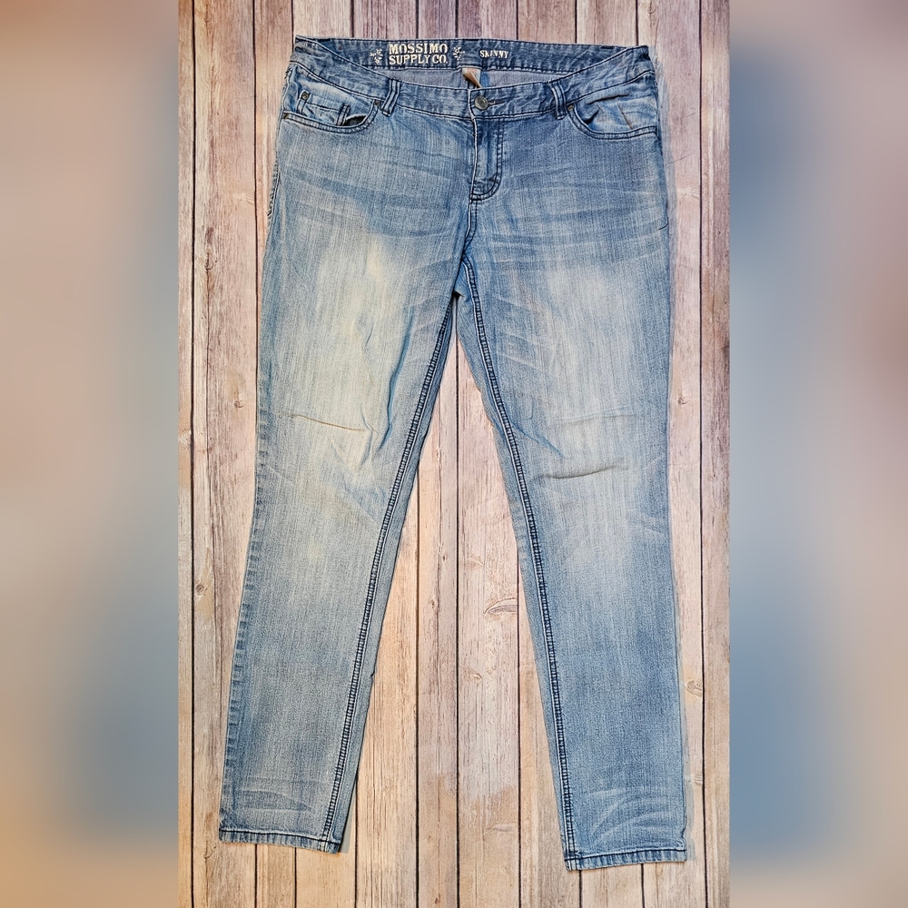 Mossimo Supply Co. Light Blue Skinny Jeans